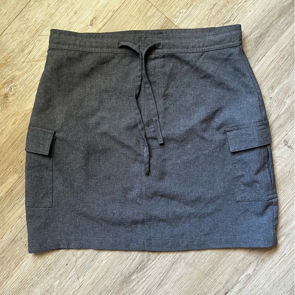 Vintage 90s Y2K Office Siren Minimalist Drawstring Cargo Skirt - Picture 3 of 11